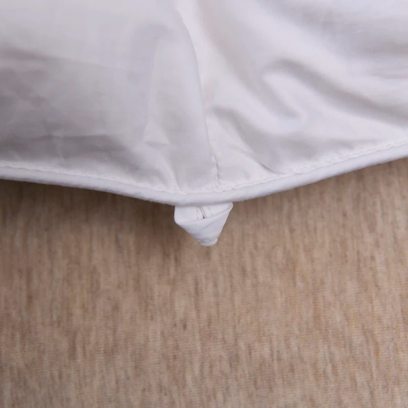 White Deluxe Cotton Goose Down Comforter