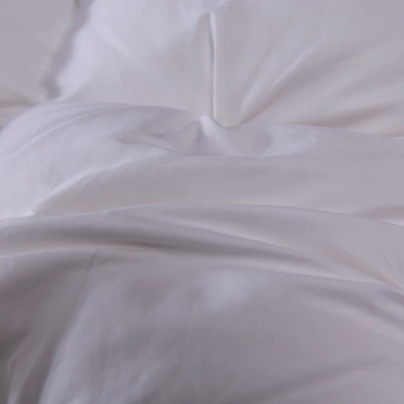 White Deluxe Cotton Goose Down Comforter