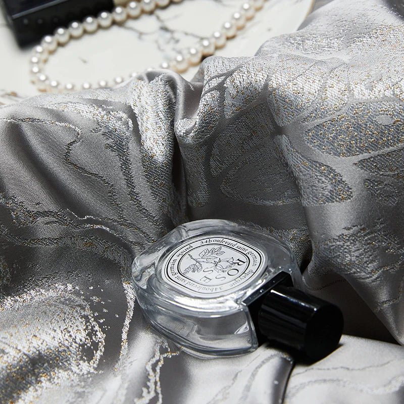 Shiny Silver Bedding Set
