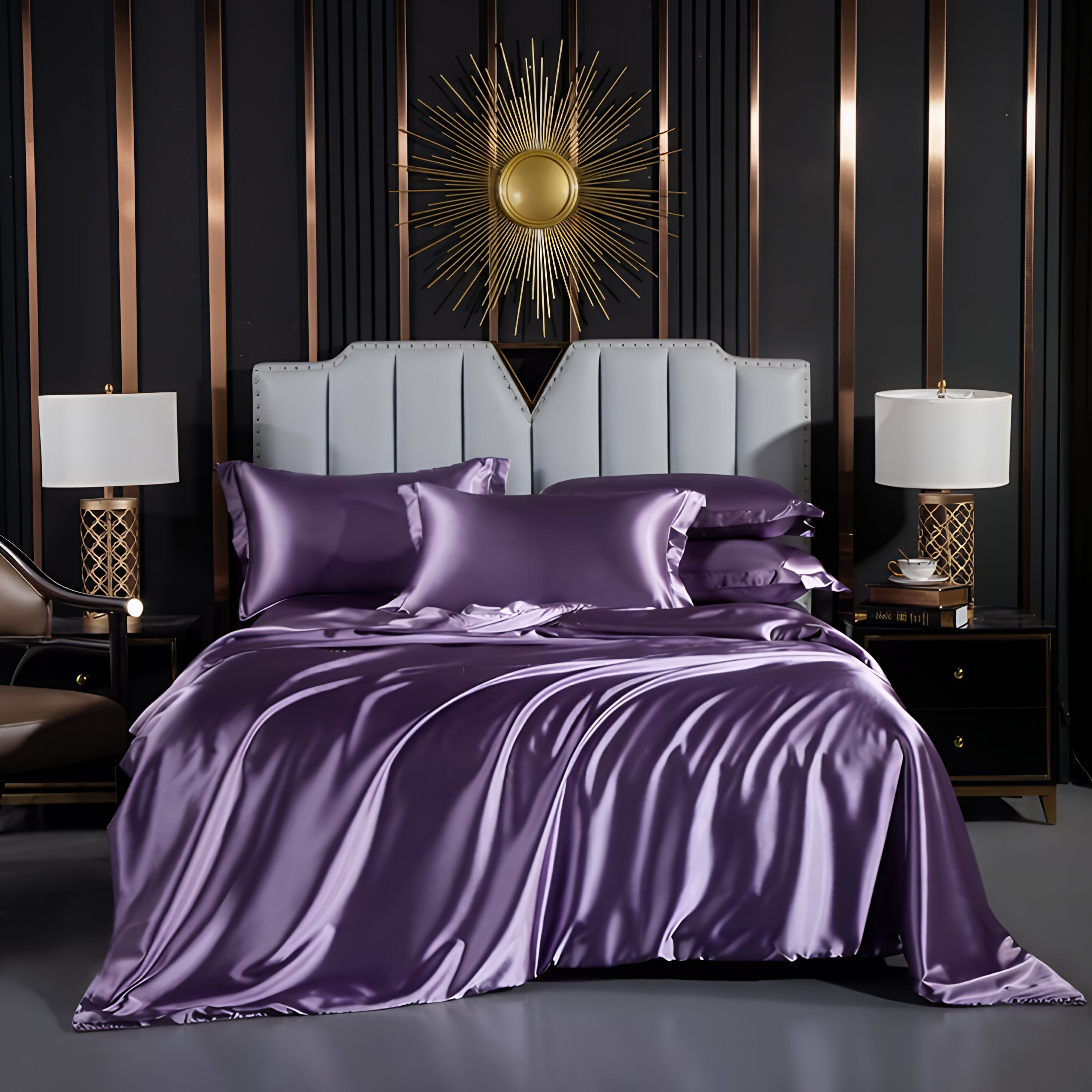 Flora Mulberry Silk Bedding Set