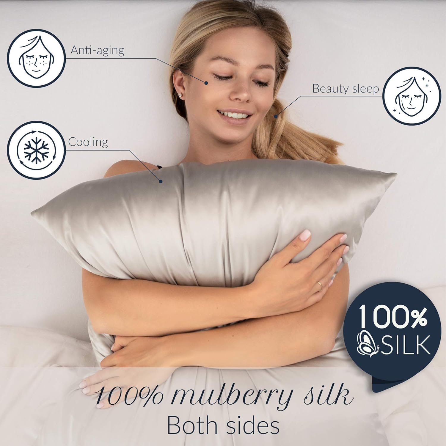 Premium Mulberry Silk Pillowcase