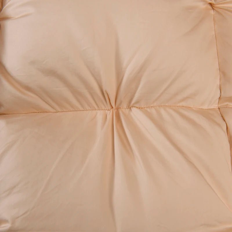 Beige Deluxe Cotton Goose Down Comforter
