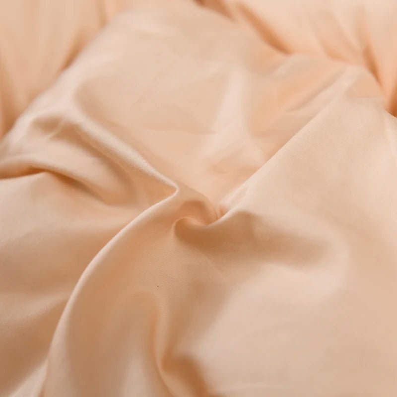 Beige Deluxe Cotton Goose Down Comforter