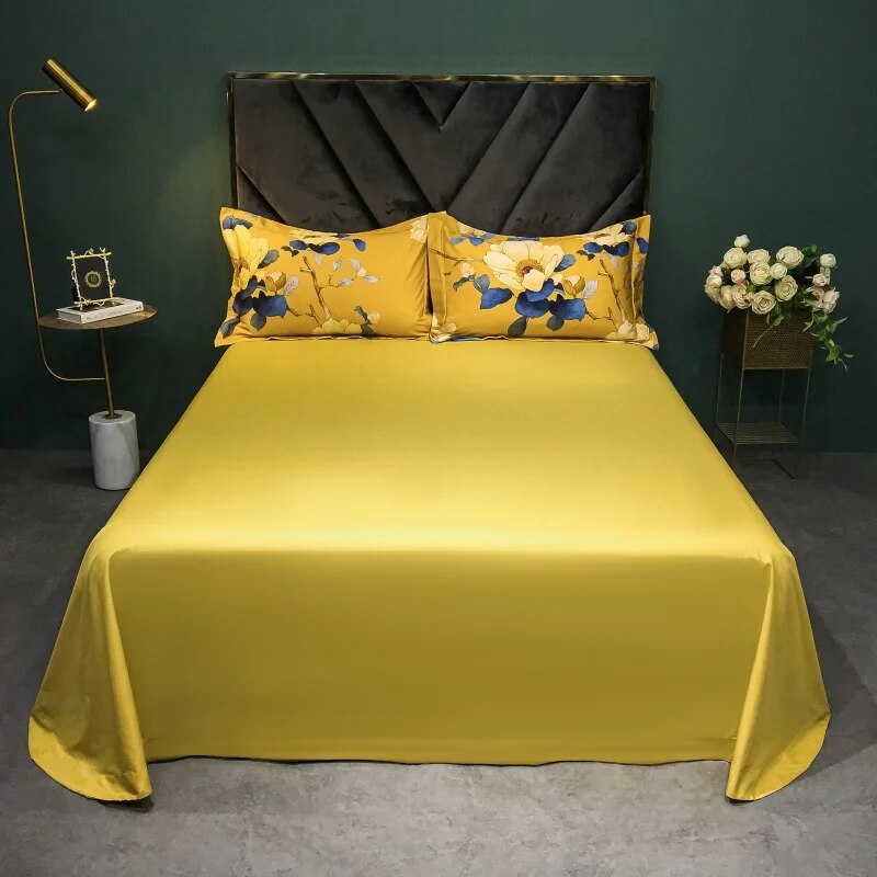 Golden Magnolia Bedding Set