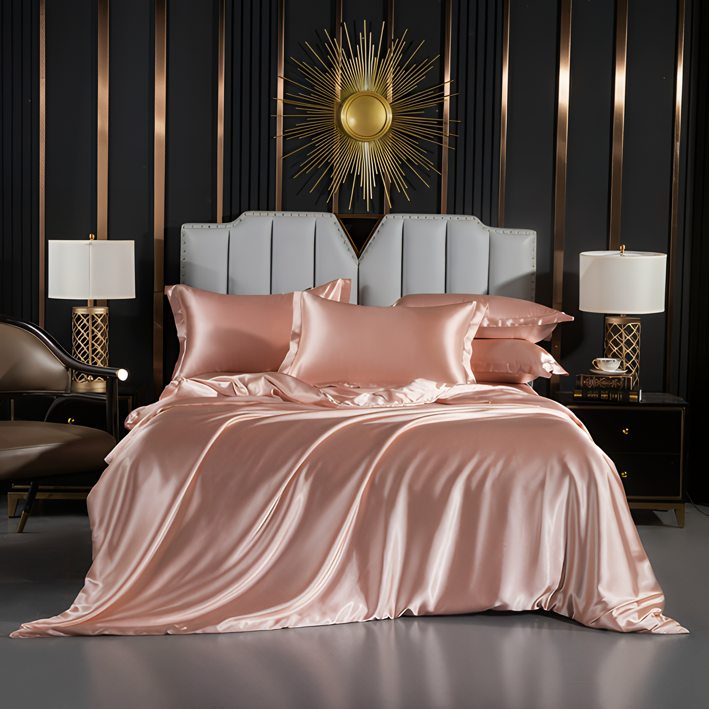 Flora Mulberry Silk Bedding Set