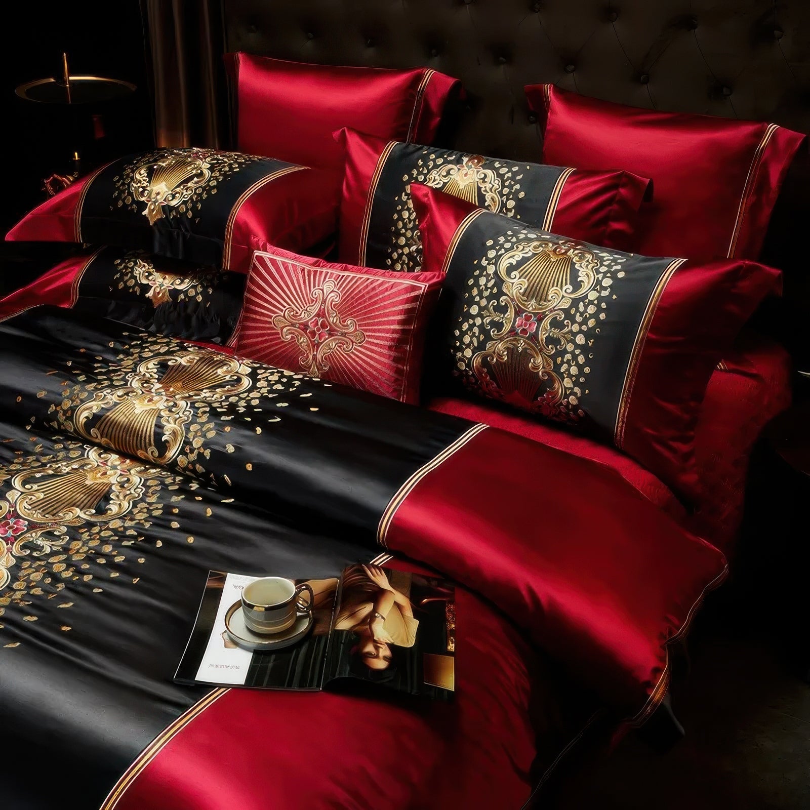 Imperial Scarlet Bedding Set