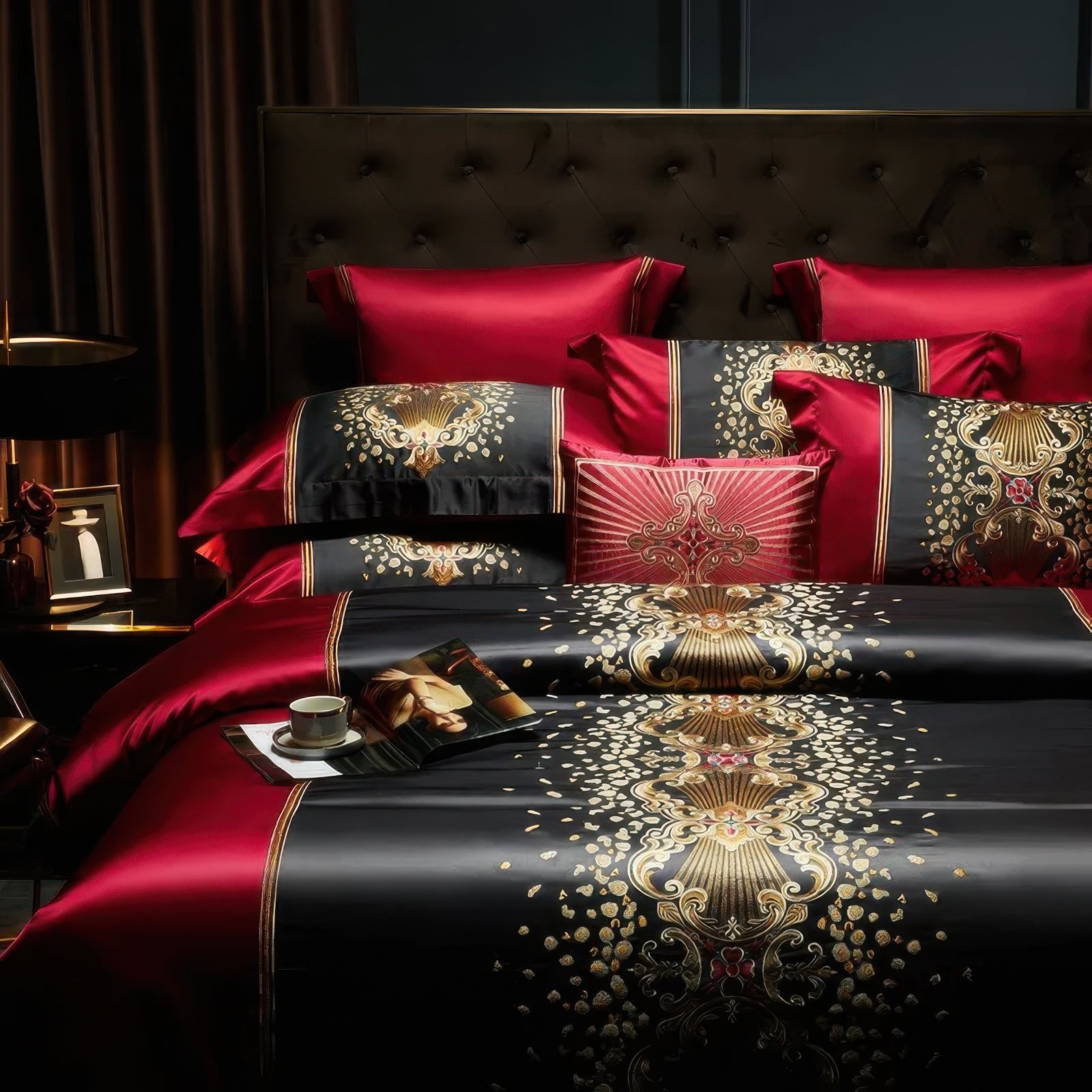 Imperial Scarlet Bedding Set