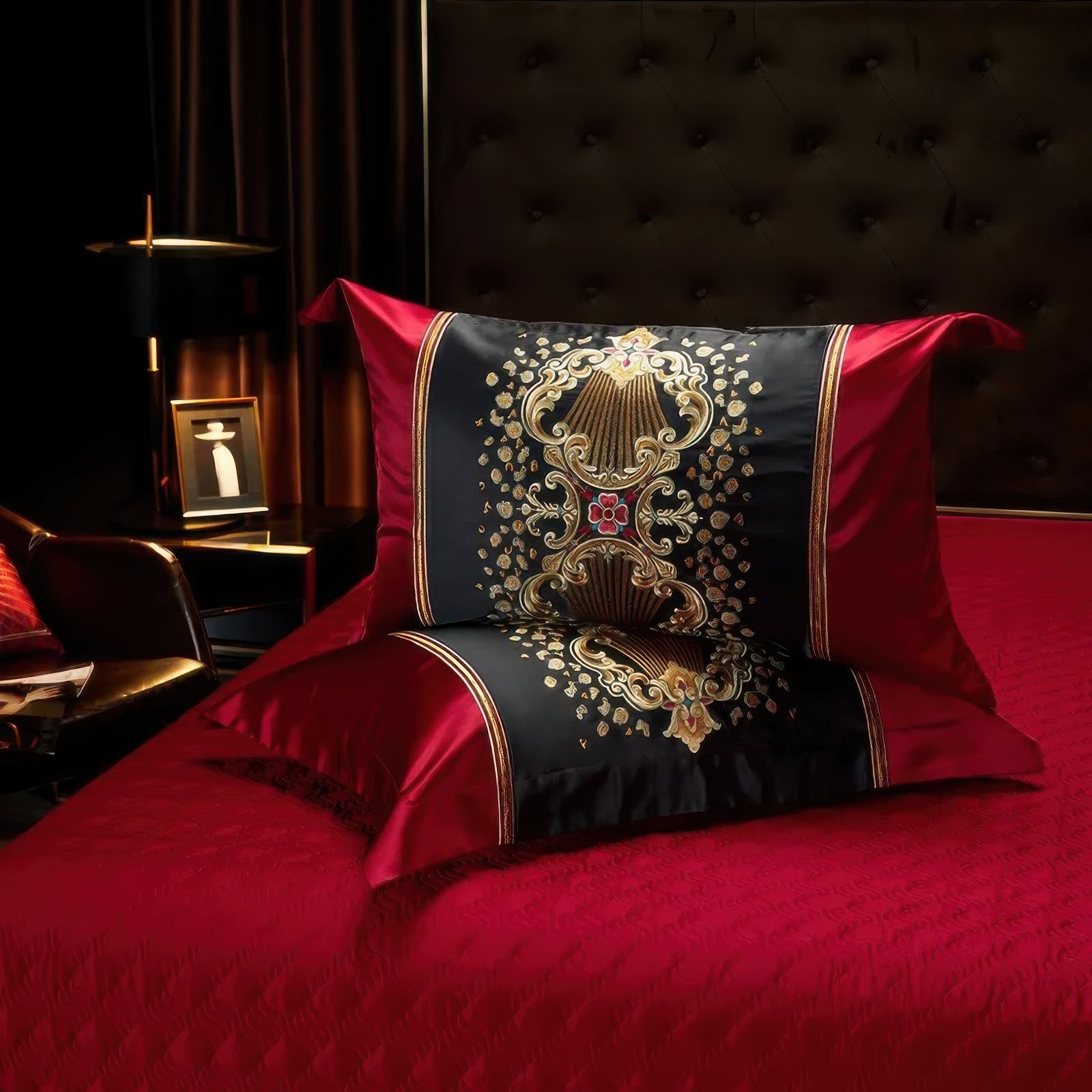 Imperial Scarlet Bedding Set