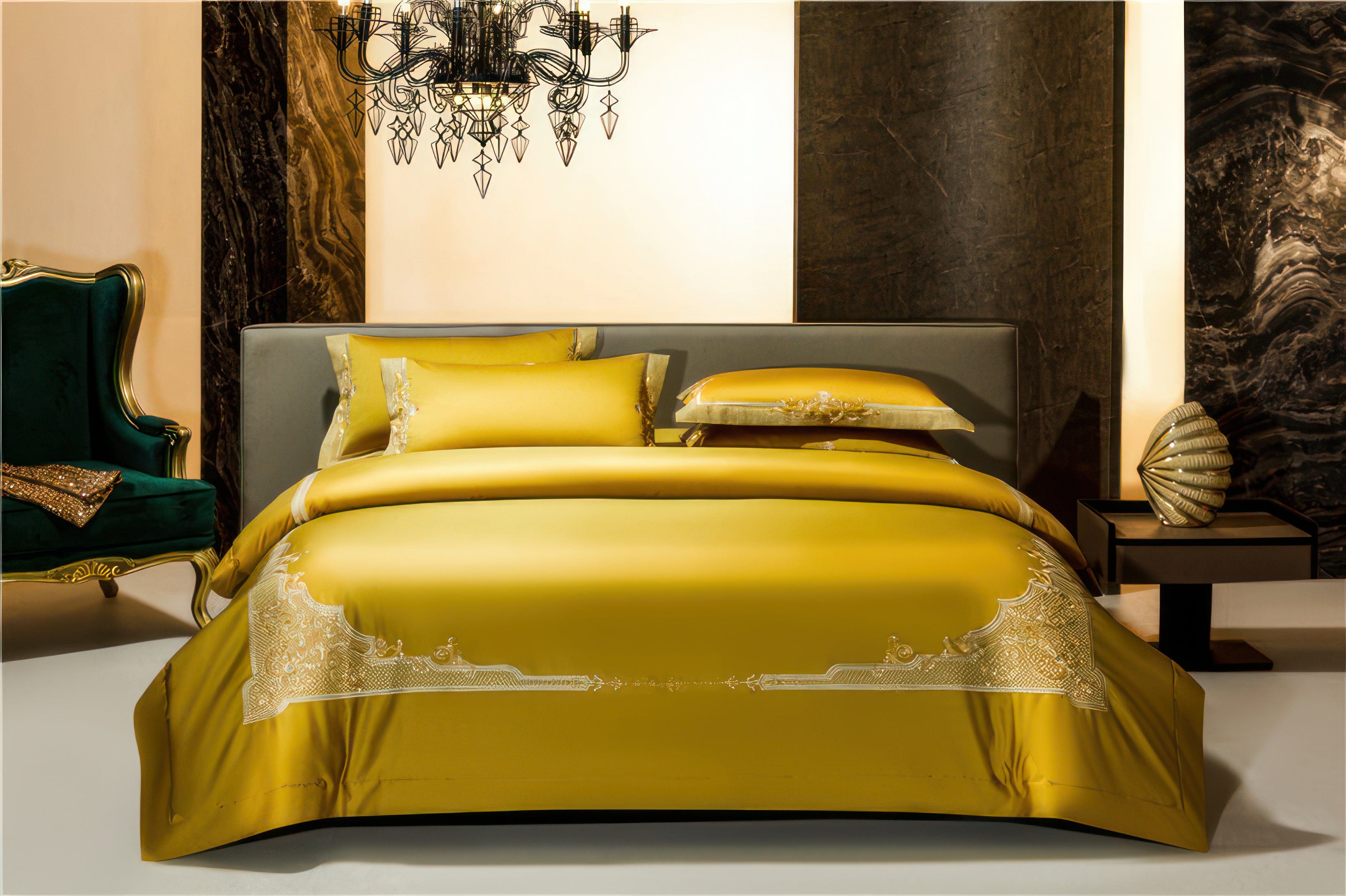 Royal Yellow Bedding Set